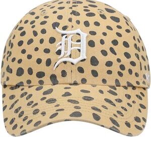 ‘47 Brand Detroit Tigers MLB Ballpark Clean-up Adjustable Women’s Hat - Leopard